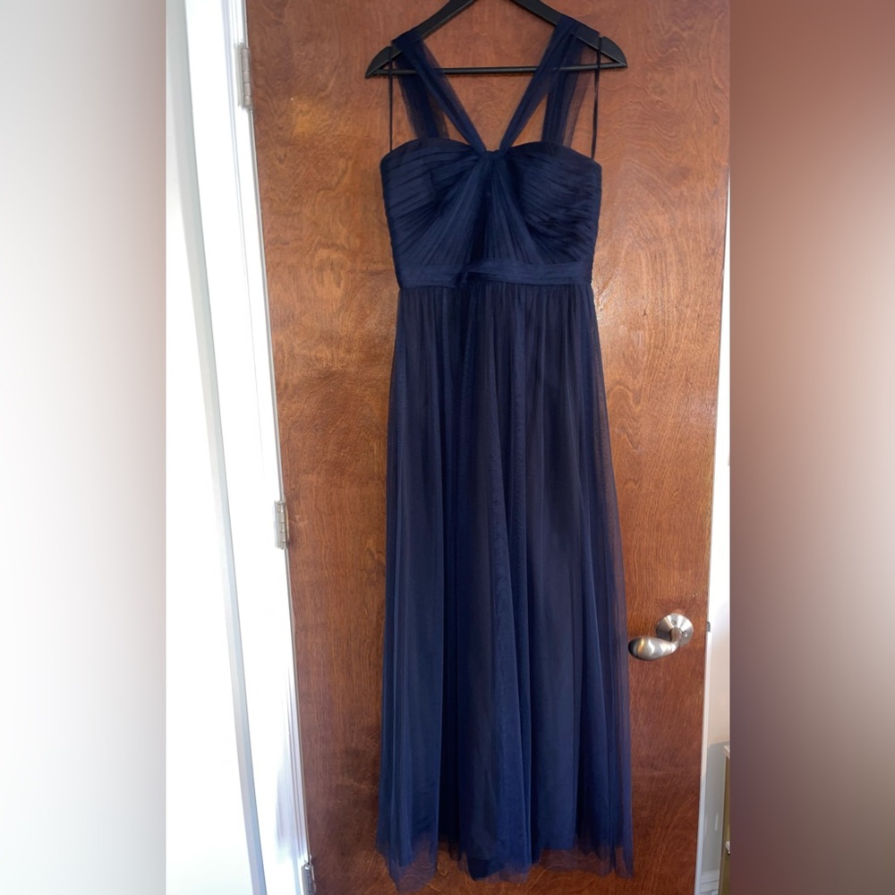 Amsale chiffon bridesmaid dress